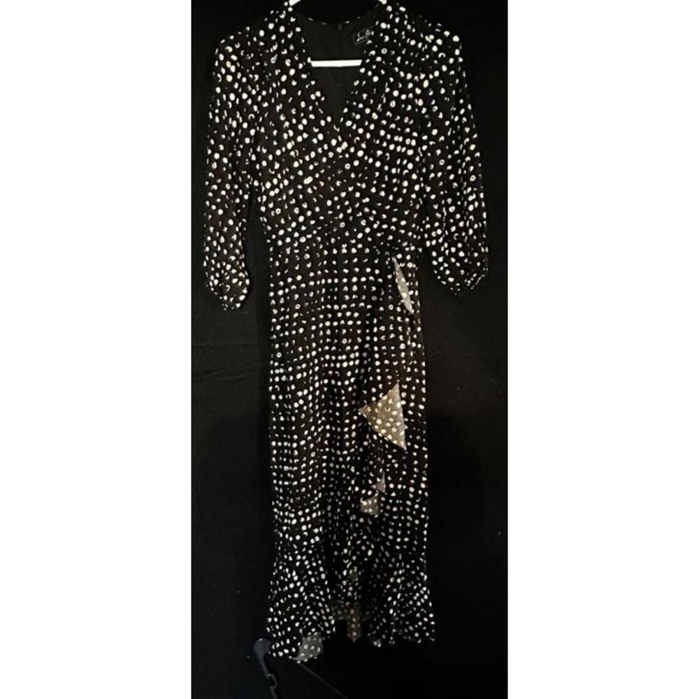 Beautiful Sam Edelman Polka Dot Wrap Dress Size 0